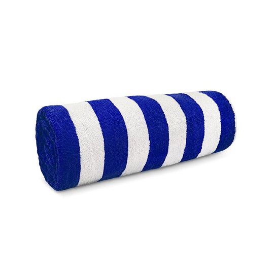 منشفة شاطئ لحوض السباحة مخططة من سبلاش