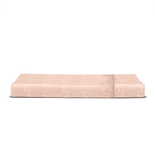 pastel pink fitted sheet