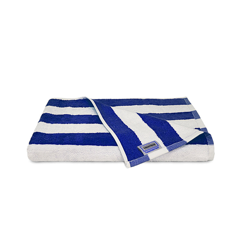 blue stripe towel