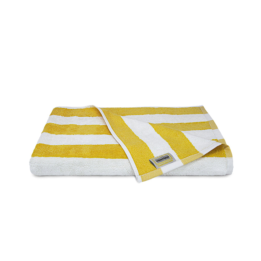 Yellow stripes towel