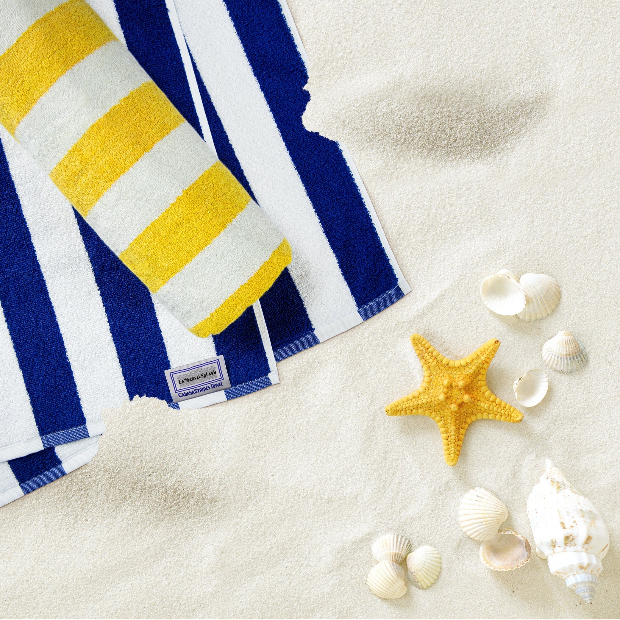 beach striped towels