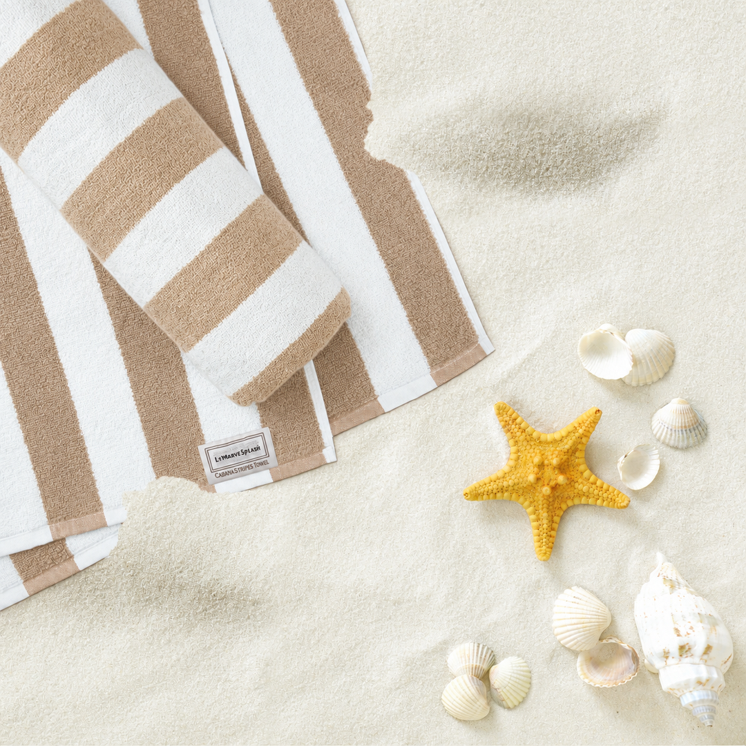Splash Stripe Pool Beach Towel