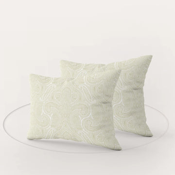 Paisley Textured Pillow Covers